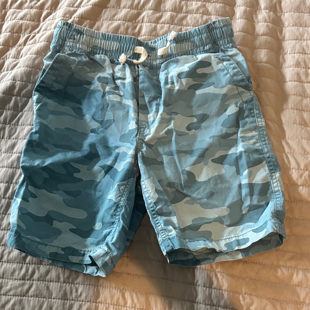 GAP Kids Blue Camo Shorts